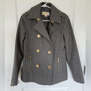 MICHAEL Michael Kors Grey Peacoat